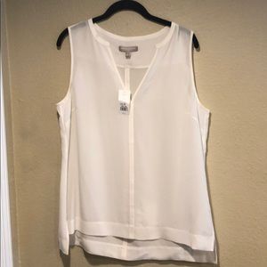 Banana Republic 100% silk sleeveless shirt